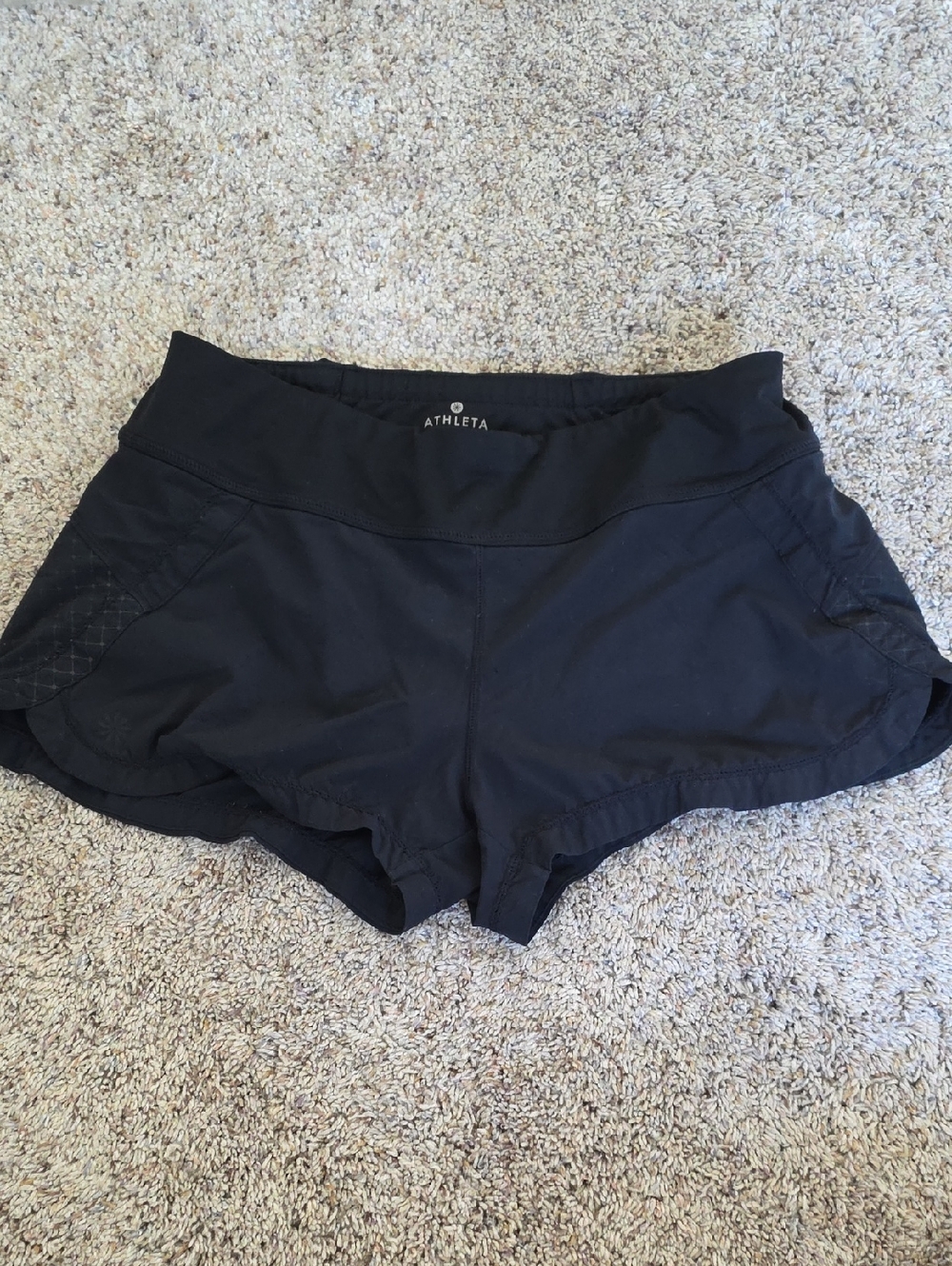 Athleta Black Athletic Running Shorts  Size Small